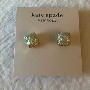 Kate Spade: Opal Iridescent Square Earrings